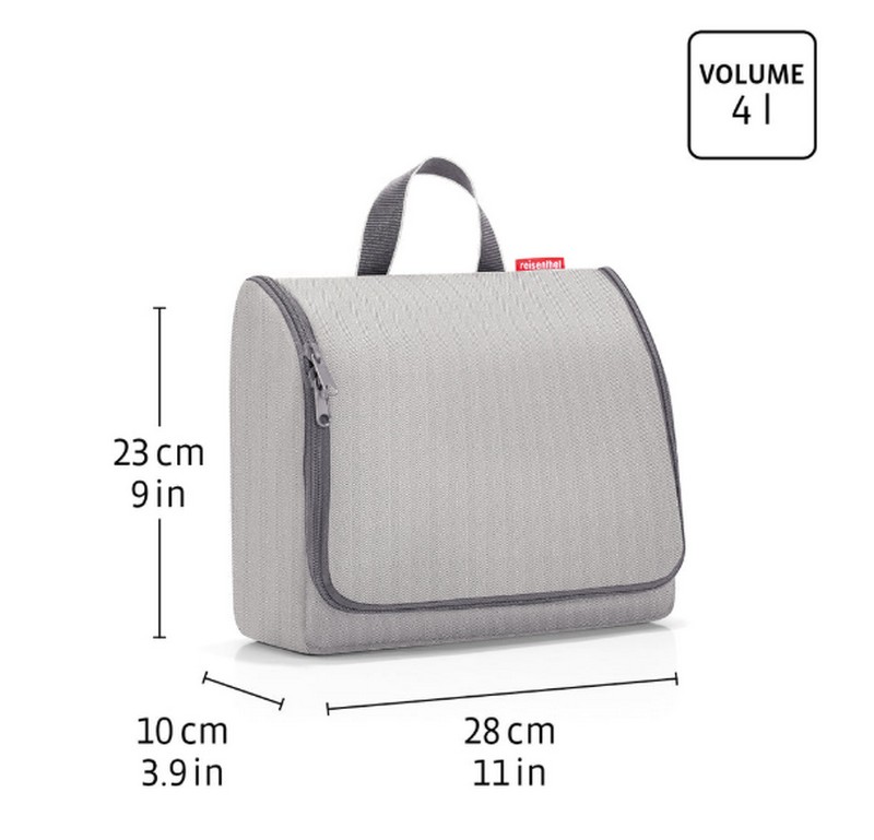 Beauty da viaggio XL verde foresta con cerniere oro, con inserti da aprire, specchio removibile e possibilità di essere appeso - il regalo ideale per viaggiatori